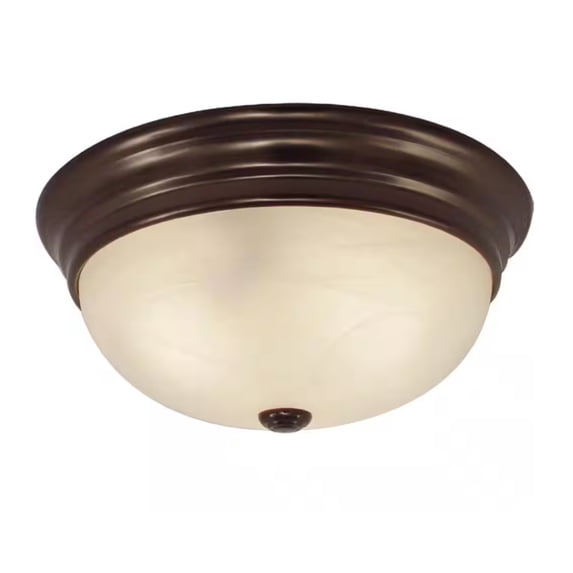 Volume Lighting Trinidad 3-Light Antique Bronze Flush Mount