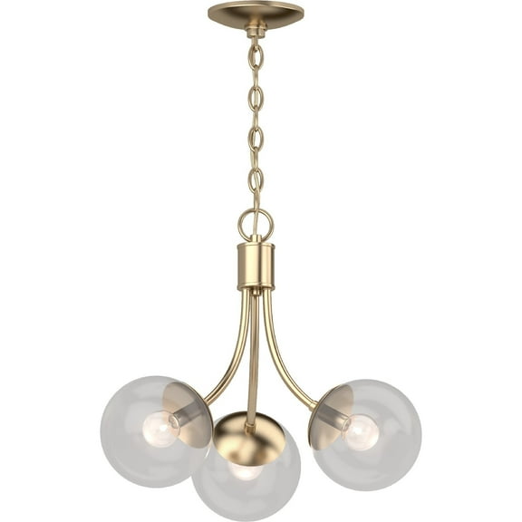 Volume Lighting  3-Light Indoor Antique Gold French-InspiredChandelier