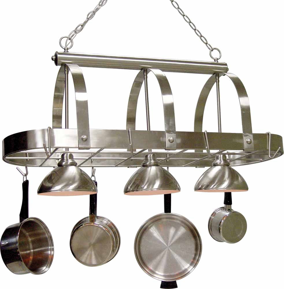 Volume Lighting 3-Light Pot Rack - Walmart.com