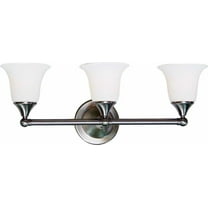 Volume Lighting V1363 3 Light 25" Width Bathroom Vanity Light - Nickel