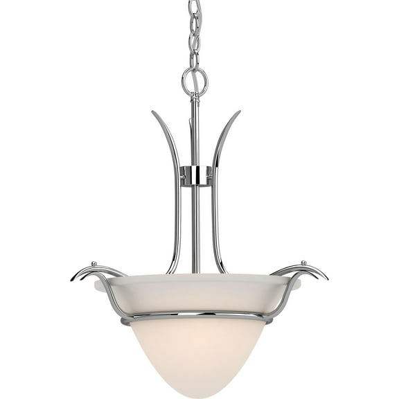 Volume Lighting 3032 Alesia 2 Light 19" Wide Full Size Pendant - Nickel