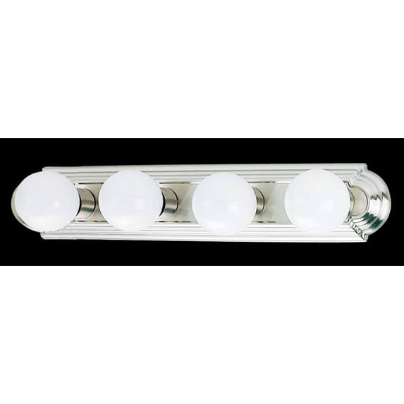 Volume Lighting 1124-33 24" Width 4 Light Bathroom Vanity Strip - Nickel