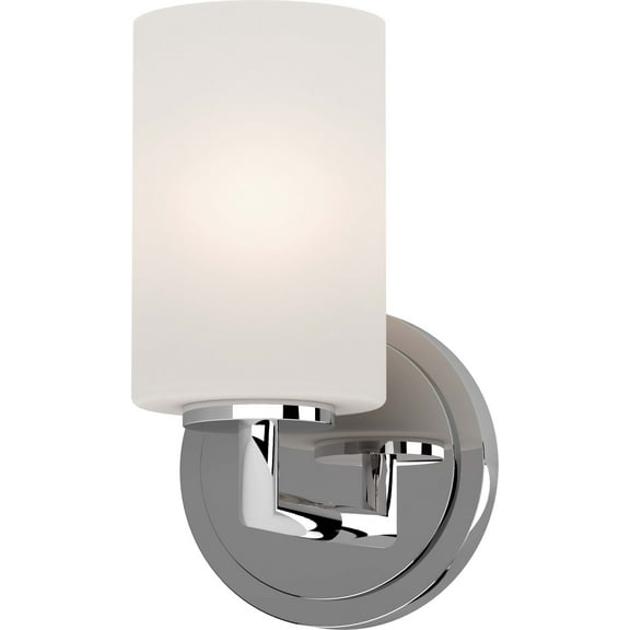 Volume Lighting 4731 Sharyn 1 Light 9" Tall Bathroom Sconce - Chrome