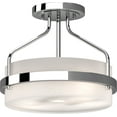 thumbnail image 1 of Volume Lighting 4743 Emery 2 Light 13" Wide Semi-Flush Ceiling Fixture - Chrome, 1 of 1
