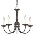 thumbnail image 1 of Volume Lighting 5-Light Antique Bronze Interior Chandelier, 1 of 2