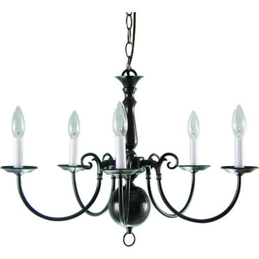 Volume Lighting 5-Light Antique Bronze Interior Chandelier