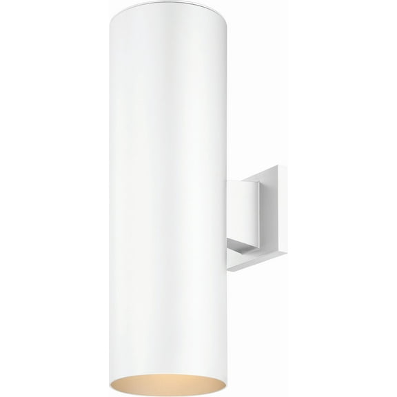 Volume Lighting 9636 2 Light 18" Tall Outdoor Wall Sconce - White
