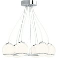 thumbnail image 1 of Volume Lighting 9986-3 Preston 6 Light 25" Wide Led Chandelier - Chrome, 1 of 2