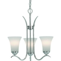 Volume Lighting Alesia 3-Light Indoor Polished Nickel  Chandelier