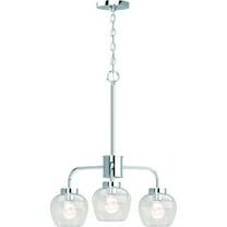 Volume Lighting Aria 3-Light Indoor Polished Nickel Hanging Chandelier