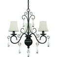 thumbnail image 1 of Volume Lighting Ava 3-Light Indoor Foundry Bronze Hanging Chandelier, 1 of 2