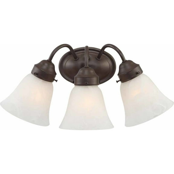 Volume Lighting V1573 3 Light 17" Width Bathroom Vanity Light - Bronze