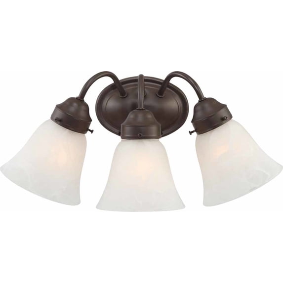 Volume Lighting 1573-79 3 Light 17" Width Bathroom Vanity Light - Bronze