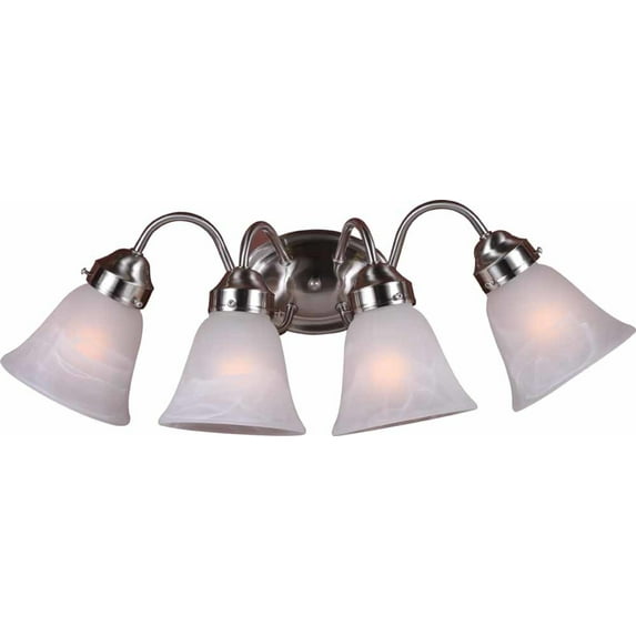 Volume Lighting V1574 4 Light 24" Width Bathroom Vanity Light - Nickel