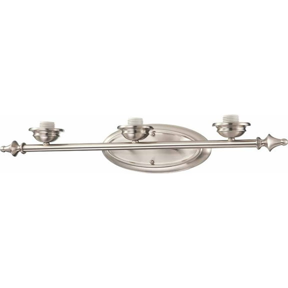 Volume Lighting V1763 Bernhard 3 Light 29.75" Width Bathroom Vanity Light - Nickel