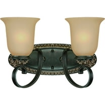 Volume Lighting  Bristol 2-Light Indoor Vintage Bronze Antique Gold