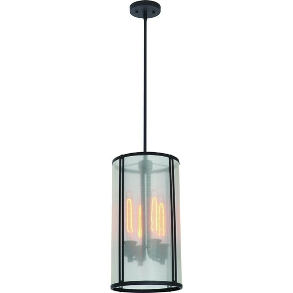 Volume Lighting V5554 Concerto 4 Light 11" Wide Pendant - Bronze
