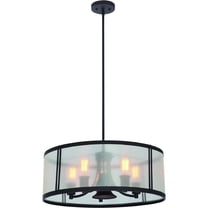 Volume Lighting Concerto 6-Light Indoor Antique Bronze Chandelier