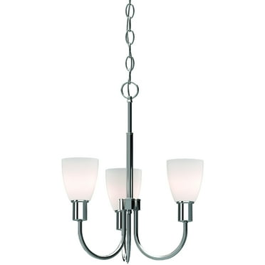Volume Lighting Concord 3-Light Polished Nickel Hanging Chandelier