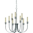 thumbnail image 1 of Volume Lighting Concord 9-Light Polished Nickel Hanging Chandelier, 1 of 2
