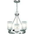 thumbnail image 1 of Volume Lighting Emery 3-Light Indoor Chrome Mini Hanging Chandelier, 1 of 2