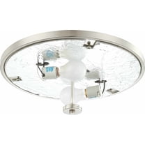 Volume Lighting V7342 Esprit 2 Light 16" Width Flush Mount Ceiling Fixture - Nickel