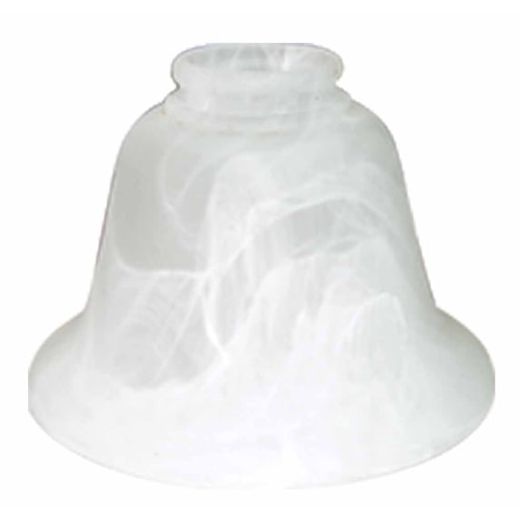 Volume Lighting GS-534 4.25" Height Alabaster Glass Bell Shade - Alabaster