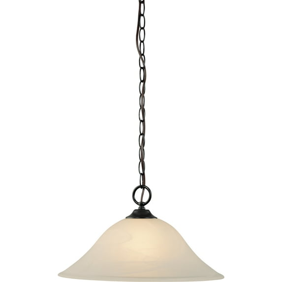 Volume Lighting 1870-79 Hammond 1 Light 15" Wide Pendant - Bronze