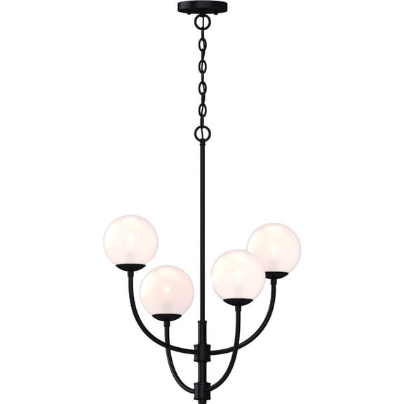 Volume Lighting  Lawrence 4-Light Foundry Bronze Chandelier