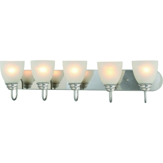 Volume Lighting Mari 5-Light Indoor Brushed Nickel Bath or Vanity
