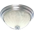 thumbnail image 1 of Volume Lighting 7732-33 Marti 2 Light 13" Wide Flush Mount Bowl Ceiling Fixture - Nickel, 1 of 4