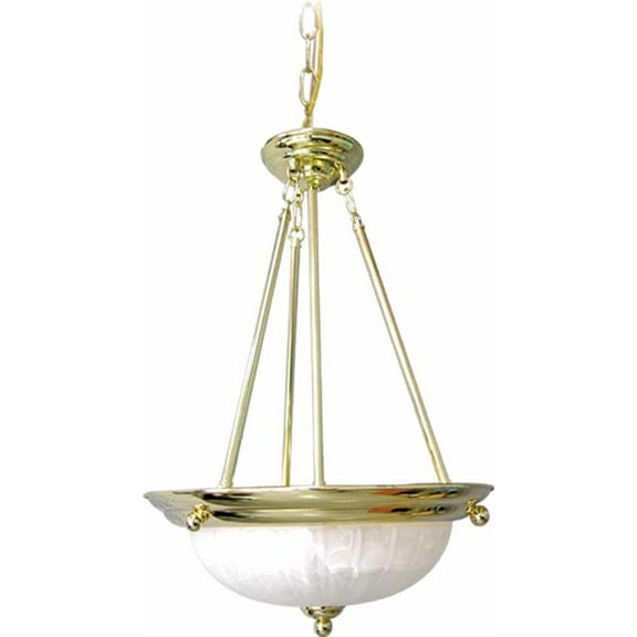 Volume Lighting V2283 Marti 3 Light 16" Wide Pendant - Brass
