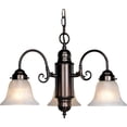 thumbnail image 1 of Volume Lighting Marti 3-Light Shaded Chandelier, 1 of 2
