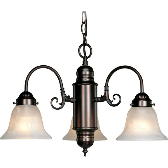 Volume Lighting V4323 Marti 3 Light 23" Wide Chandelier - Bronze