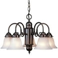 thumbnail image 1 of Volume Lighting Marti 5-Light Indoor Antique Bronze Hanging Chandelier - Antique Bronze, 1 of 3