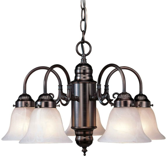 Volume Lighting Marti 5-Light Indoor Antique Bronze Hanging Chandelier - Antique Bronze