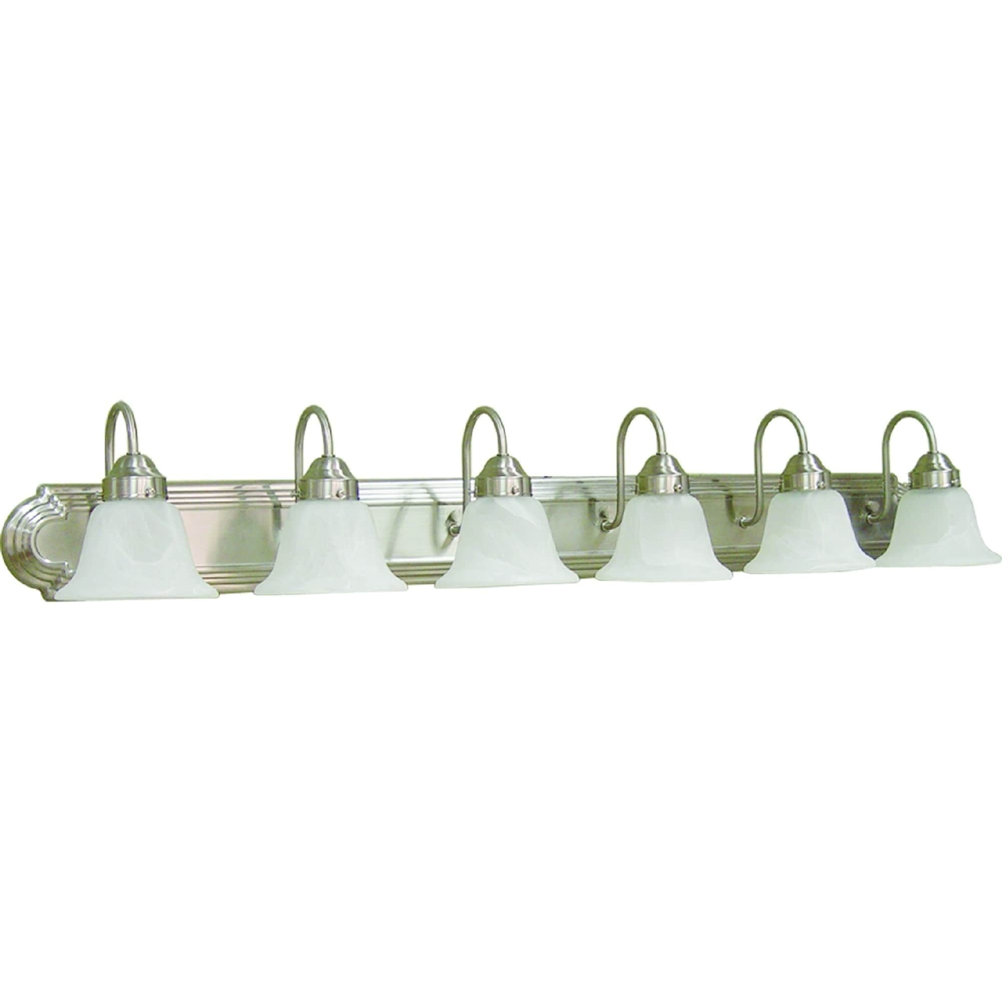 Volume Lighting Marti 6-Light Indoor Brushed Nickel Vanity