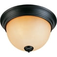 thumbnail image 1 of Volume Lighting 4132-65 Rainier 2 Light 13" Wide Flush Mount Bowl Ceiling Fixture - Bronze, 1 of 1