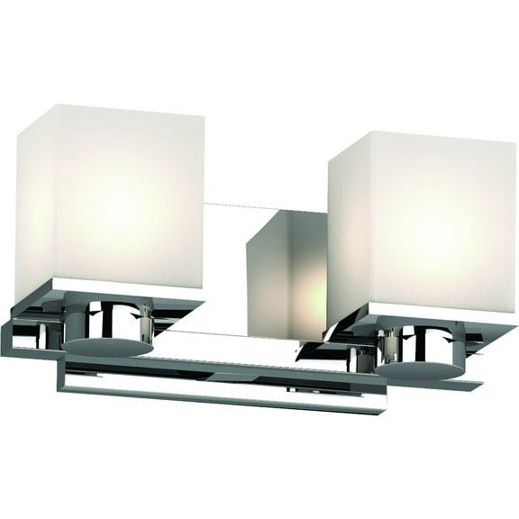 Volume Lighting  Sharyn 2-Light Indoor Chrome Bathroom