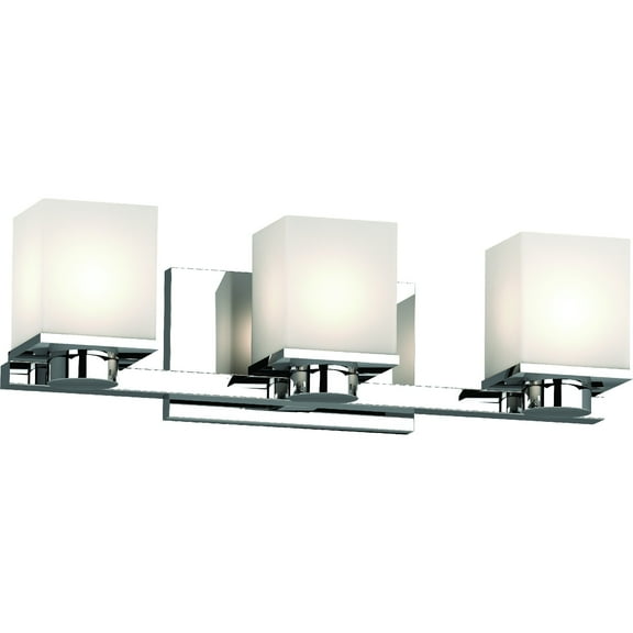 Volume Lighting  Sharyn 3-Light Indoor Chrome Bathroom Vanity