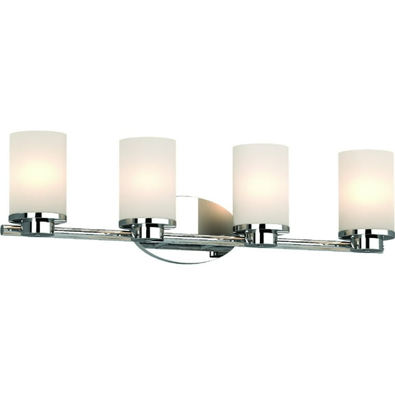 Volume Lighting  Sharyn 4-Light Indoor Chrome Bathroom Vanity