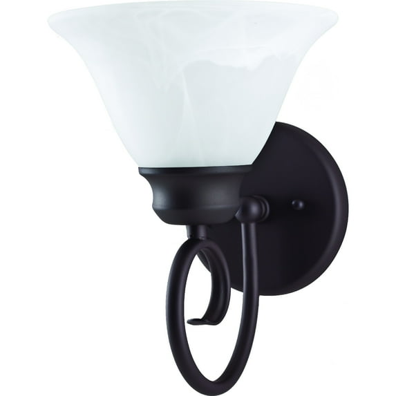 Volume Lighting Troy 1-Light Indoor Antique Bronze Wall Sconce