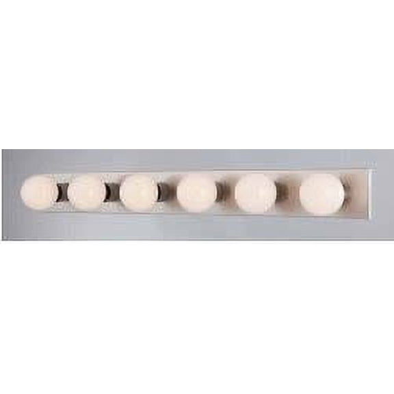 Volume Lighting V1026 6 Light 36" Width Bathroom Vanity Strip - Brass