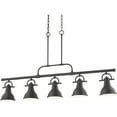thumbnail image 1 of Volume Lighting V1175-65 5 Light 7" Wide Linear Chandelier - Bronze, 1 of 2