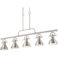 thumbnail image 1 of Volume Lighting V1245-33 5 Light 7" Wide Led Linear Chandelier - Nickel, 1 of 1