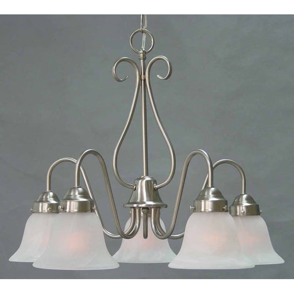 Volume Lighting Minster 5-Light Shaded Chandelier