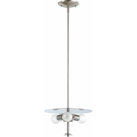 Volume Lighting V2433 Esprit 3 Light Foyer 7" Height Pendant - Nickel