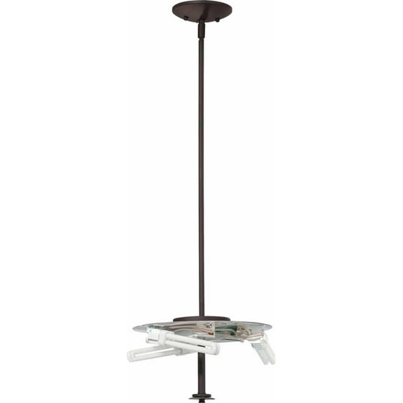 Volume Lighting V2466 Esprit 3 Light Down Light 7" Height Pendant - Bronze