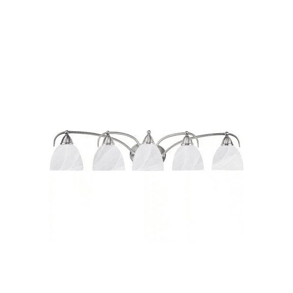 Volume Lighting V2615 Kora 5 Light 39.75" Width Bathroom Vanity Light - Nickel
