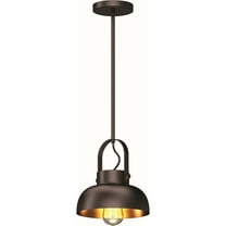 Volume Lighting V3271 9" Wide Mini Pendant - Bronze